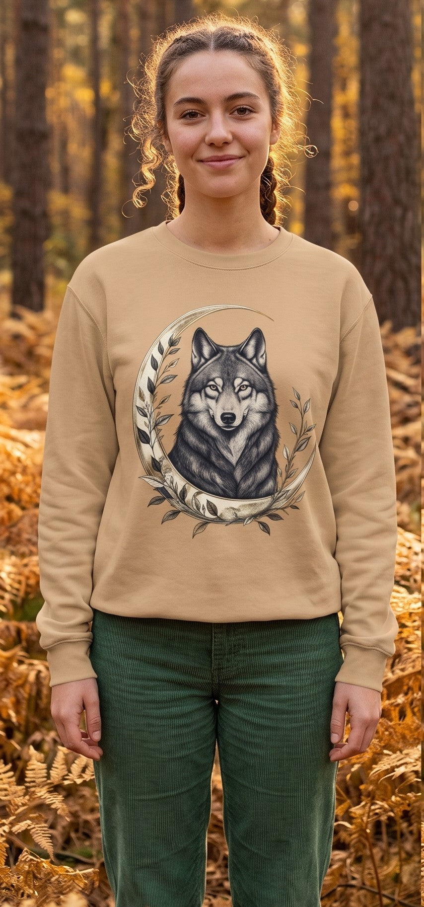 Mystic Wolf Celestial Sweatshirt | MAGGIC Studio