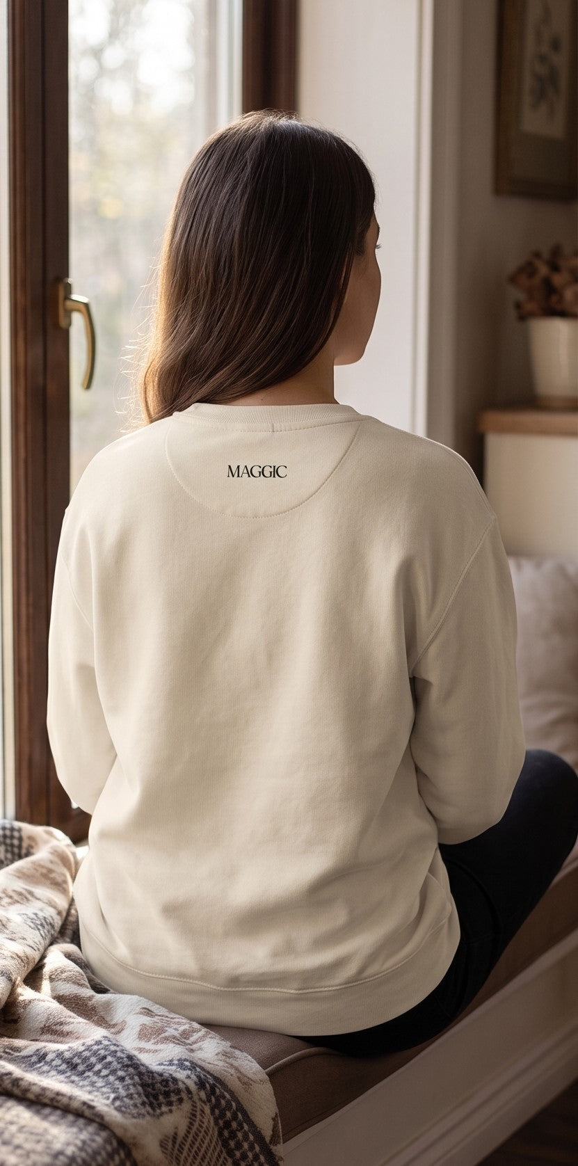 Crescent Crow Celestial Sweatshirt | MAGGIC Studio
